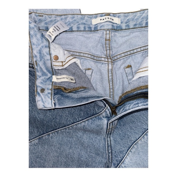 PacSun Blue Boot Cut Patchwork Jeans - Picture 6 of 6